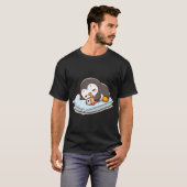 Slapende baby pinguïn t-shirt (Voorkant volledig)