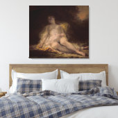 Slapende bacchante canvas afdruk (Insitu (Slaapkamer))
