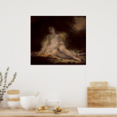 Slapende bacchante poster (Keuken)