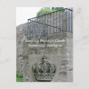 Slapende Beauty's Castle - Sababurg, Duitsland Briefkaart