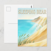 Slapende Beerduinen Briefkaart (Voorkant / Achterkant)
