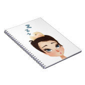 Slapende Birdie op een Pixie Notitieboek (Rechterzijde)