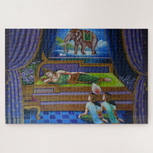 slapende boeddha puzzel