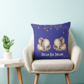 Slapende Boho Olifanten Dromen Grote Dromen Kussen (Stoel)