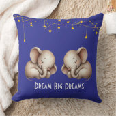 Slapende Boho Olifanten Dromen Grote Dromen Kussen (Deken)