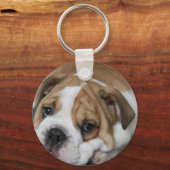 Slapende Bulldog Sleutelhanger (Voorkant)