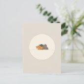 Slapende creaties briefkaart (Staand voorkant)