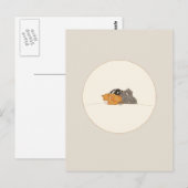 Slapende creaties briefkaart (Voorkant / Achterkant)