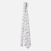 Slapende Dachshond Hond Das Tie (Achterkant)