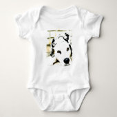 Slapende Dalmatische Baby Romper (Voorkant)