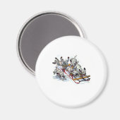 Slapende Dalmatische jongen Magneet (Voorkant / Achterkant)