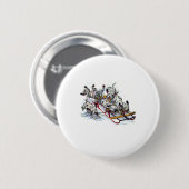 Slapende Dalmatische jongen Ronde Button 5,7 Cm (Voorkant /achterkant)