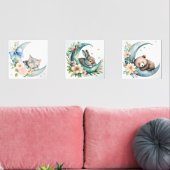 Slapende dieren kwekerij muurkunst sets (Woonkamer)