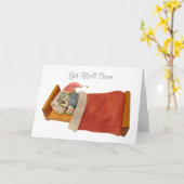 Slapende eekhoorn krijgt een goede Kaart (Gele Bloem)