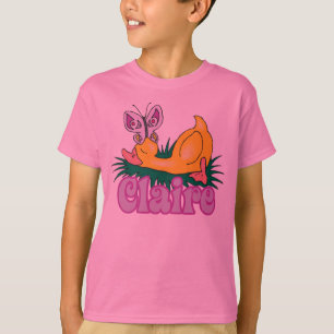 slapende eend met vlinder t-shirt