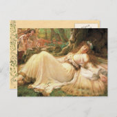  Slapende Faerie Queen Briefkaart (Voorkant / Achterkant)