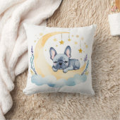 Slapende Franse Bulldog Boho Naam Kwekerij Kussen (Deken)