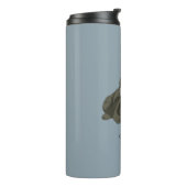Slapende Franse Bulldog Thermosbeker (Gedraaid links)