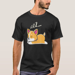 Slapende Fur Baby Lieve En Intelligente Honden Cor T-shirt