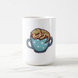 Slapende gekko koffiemok