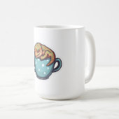 Slapende gekko koffiemok (Voorkant rechts)