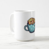 Slapende gekko koffiemok (Voorkant links)