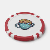 Slapende gekko poker chips (Enkel)