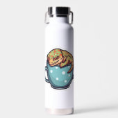 Slapende gekko waterfles (Voorkant)
