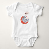 Slapende grappige kinderen draak romper (Voorkant)