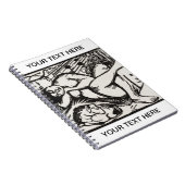 Slapende herdess Franz Marc Persoonlijke laptop Notitieboek (Rechterzijde)