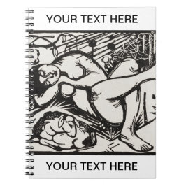 Slapende herdess Franz Marc Persoonlijke laptop Notitieboek