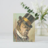 "Slapende hond"  Briefkaart (Staand voorkant)