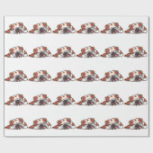 Slapende hond cadeaupapier (Vlak)