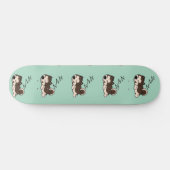 Slapende hond Siberian Husky Dierenvriend ZZZ Pet Persoonlijk Skateboard (Horizontaal)