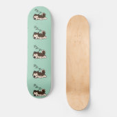 Slapende hond Siberian Husky Dierenvriend ZZZ Pet Persoonlijk Skateboard (Voorkant)