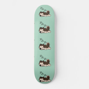Slapende hond Siberian Husky Dierenvriend ZZZ Pet Persoonlijk Skateboard