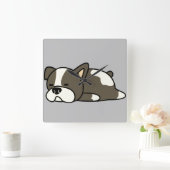 Slapende hond vierkante klok (Huis)