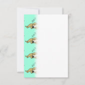 Slapende hond ZZZ Miniatuur American Shepherd Pet Bedankkaart (Voorkant)