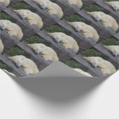 Slapende ijsbeer cadeaupapier (Hoek)