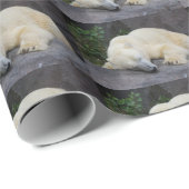 Slapende ijsbeer cadeaupapier (Rol Hoek)