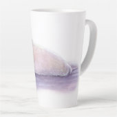 Slapende Ijsbeer van Molly Harrison Latte Mok (Rechterhoek)