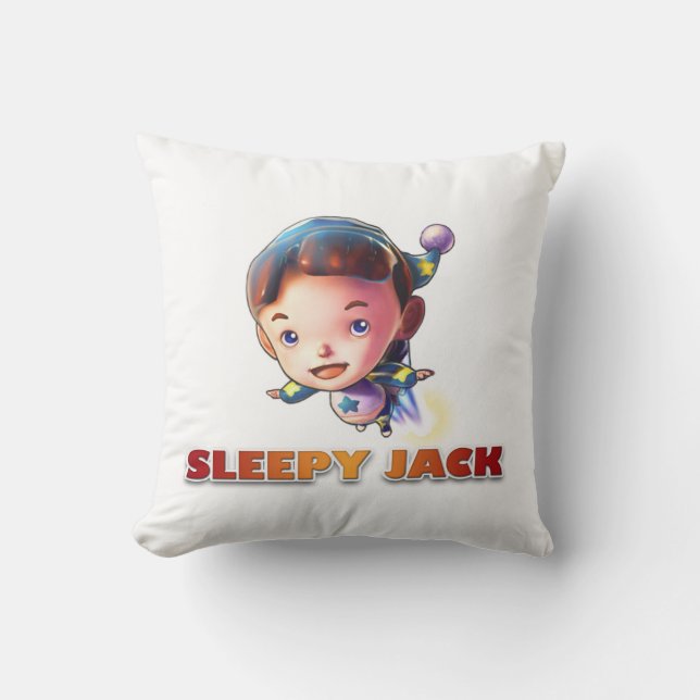  slapende Jack Pillow Kussen (Voorkant)