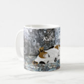 Slapende Jack Russell Koffiemok (Voorkant links)
