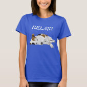Slapende Jack Russell T-shirt (Voorkant)