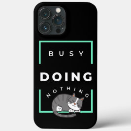 SLAPENDE KAT BEZIG MET NIETS DOEN Case-Mate iPhone CASE