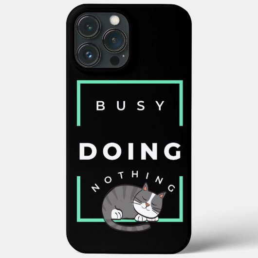 SLAPENDE KAT BEZIG MET NIETS DOEN Case-Mate iPhone CASE (Achterkant)