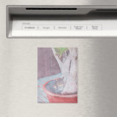 Slapende Kat Magneet (Insitu (Vaatwasser))