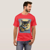 Slapende kat t-shirt (Voorkant volledig)