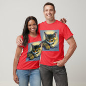 Slapende kat t-shirt (Unisex)