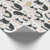 Slapende katten cadeaupapier (Hoek)